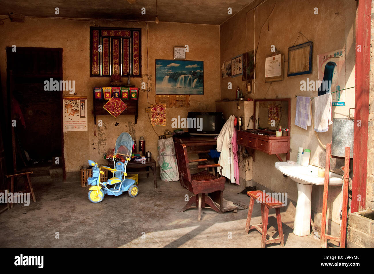 Friseur, Shidong, China Stockfoto