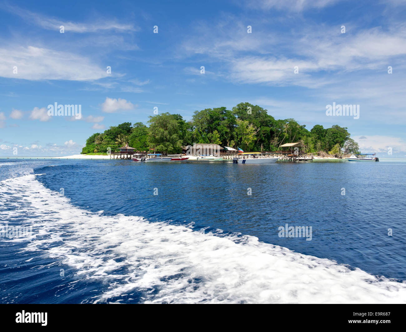 Am idyllischen Pulau Sipadan Insel in Sabah, Ost-Malaysia. Stockfoto
