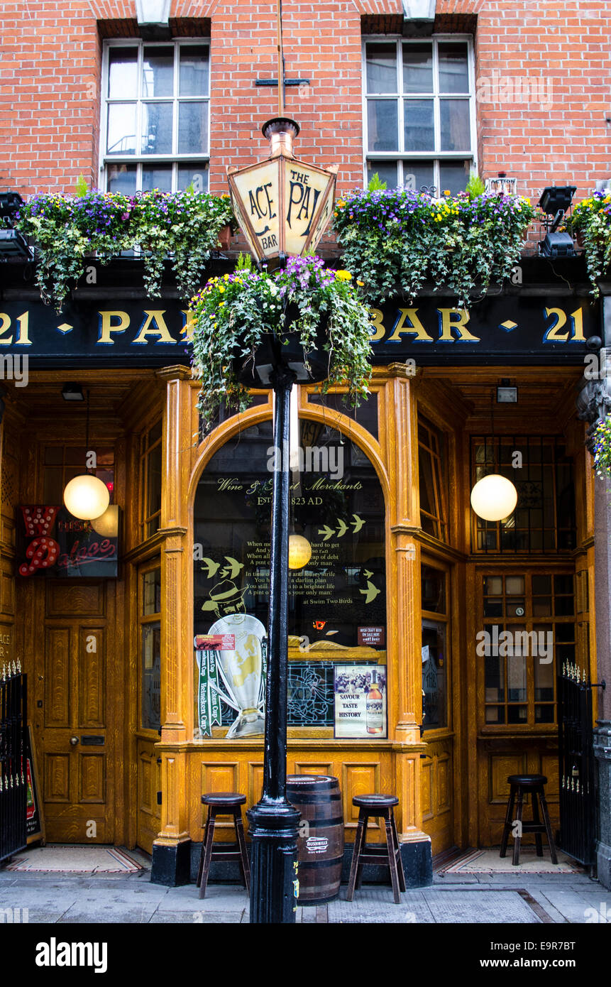 Temple Bar Viertel, Dublin, Irland. Stockfoto