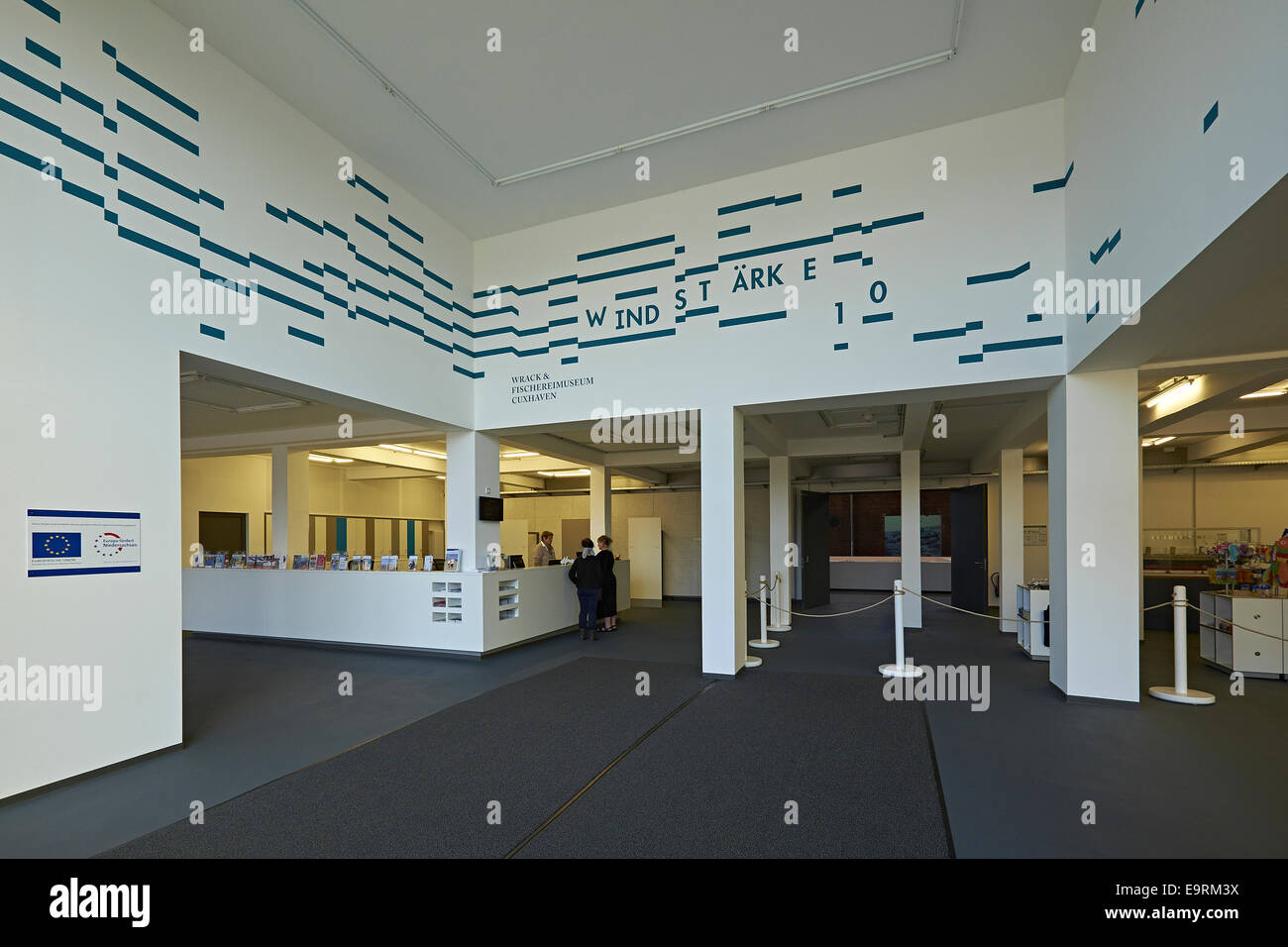 Windstärke 10, Schiffbruch und Fischerei Museum in Cuxhaven, Deutschland Stockfoto