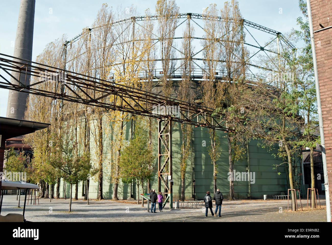 Landschaftspark, Duisburg, Deutschland, eine ehemalige Stahlwerke nun eine Kunst und Freizeit Veranstaltungsort Stockfoto