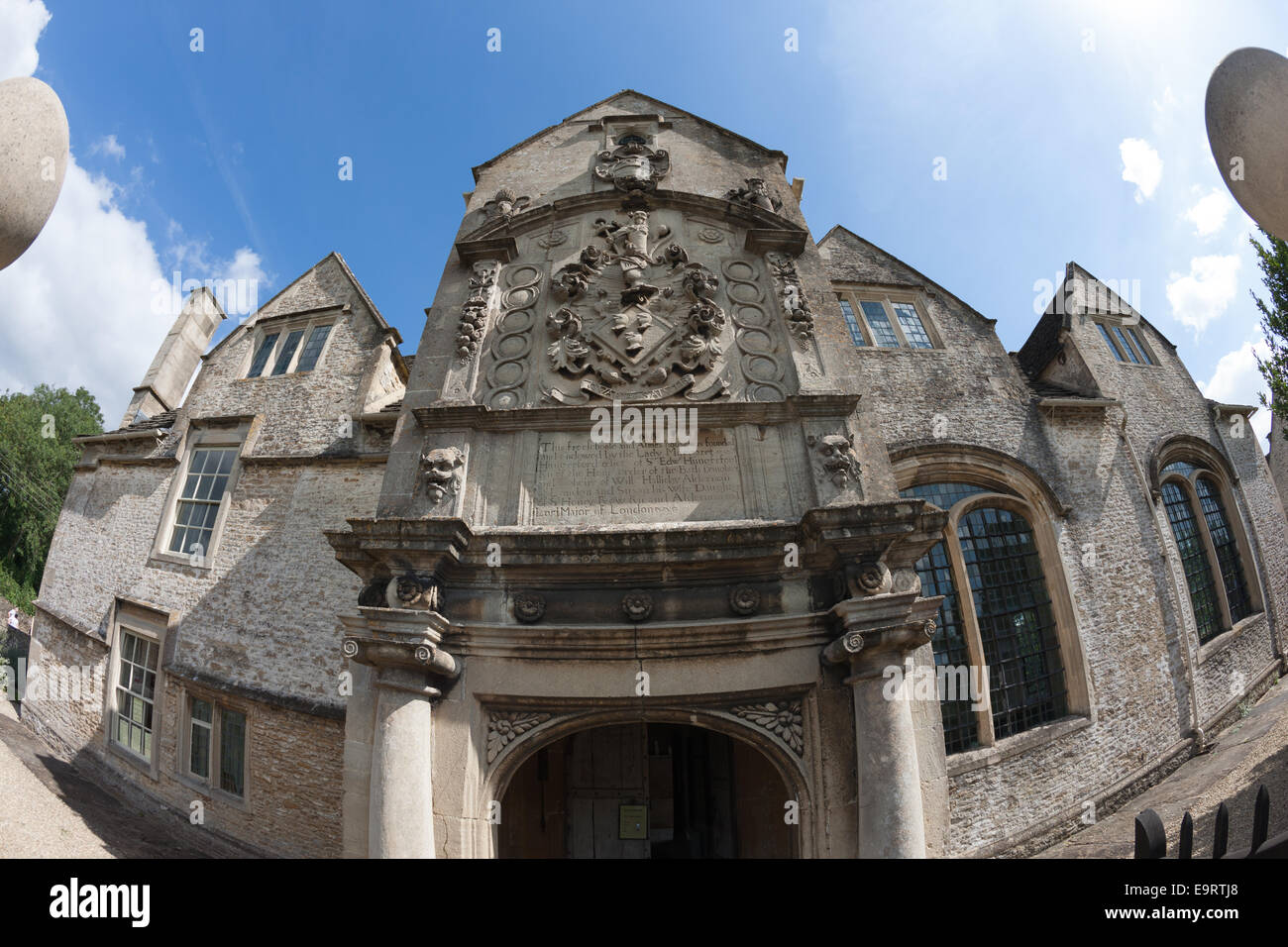 Die alten Armenhäuser in Corsham, Wiltshire Stockfoto