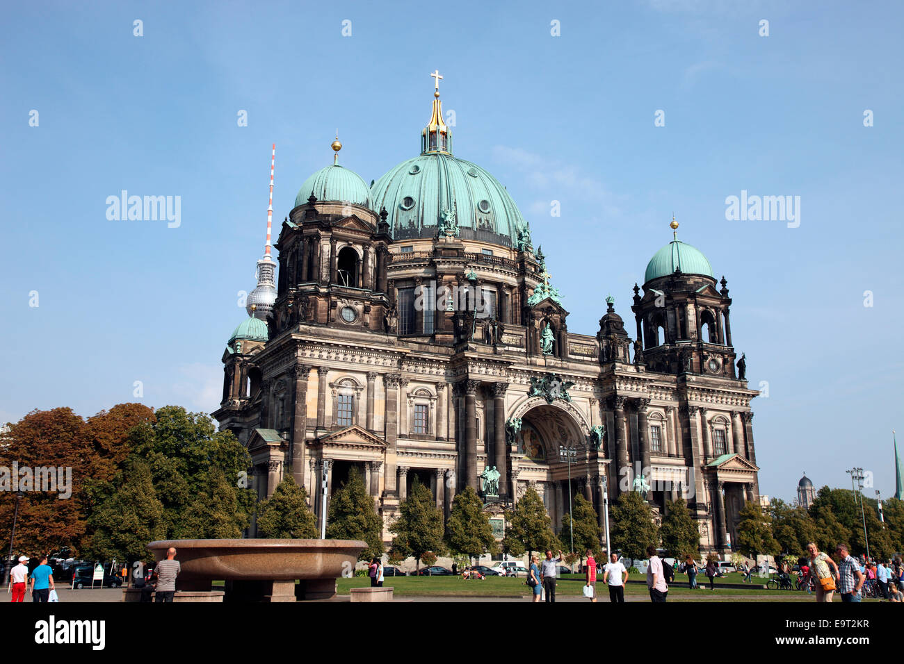 Berliner Dom auf der Museumsinsel. Stockfoto
