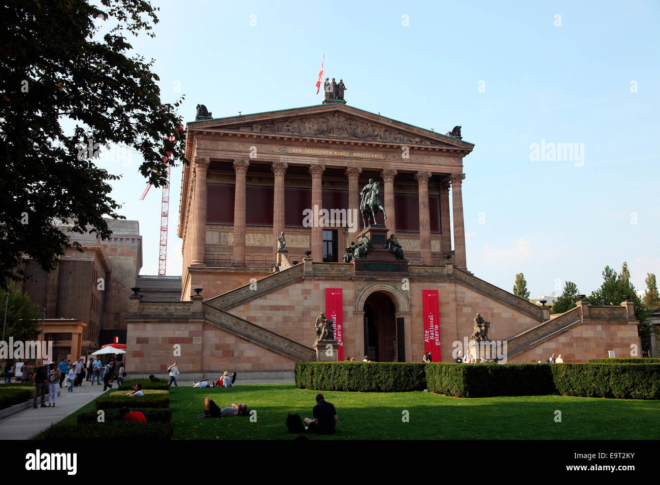 Nationalgalerie auf der Museumsinsel, Berlin Stockfoto