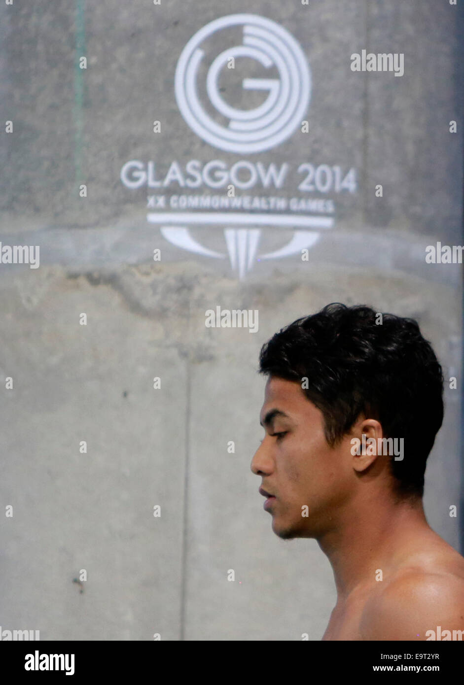 Ahmad Amsyar Azman Glasgow 2014 Stockfoto