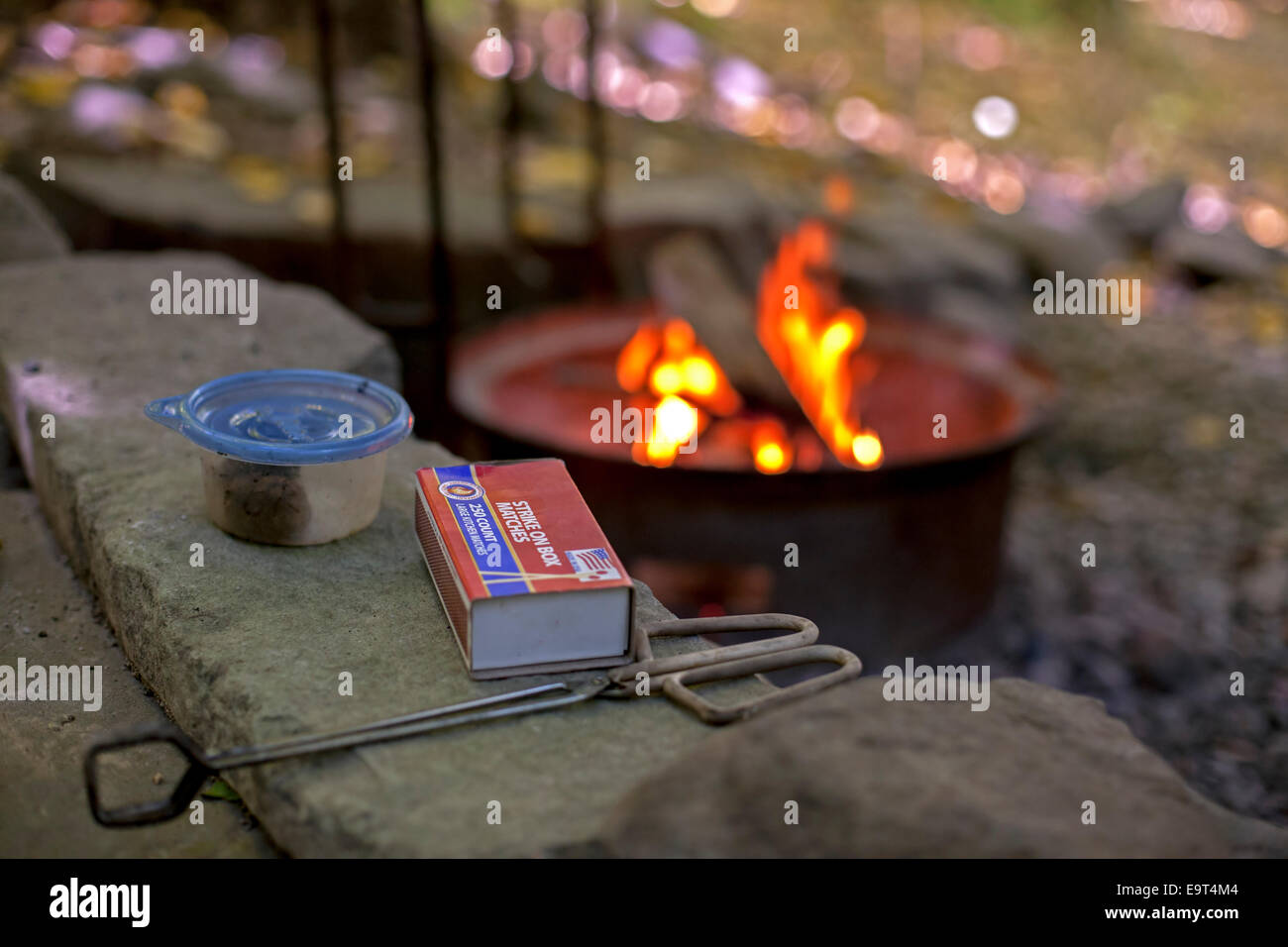 Lagerfeuer Stockfoto