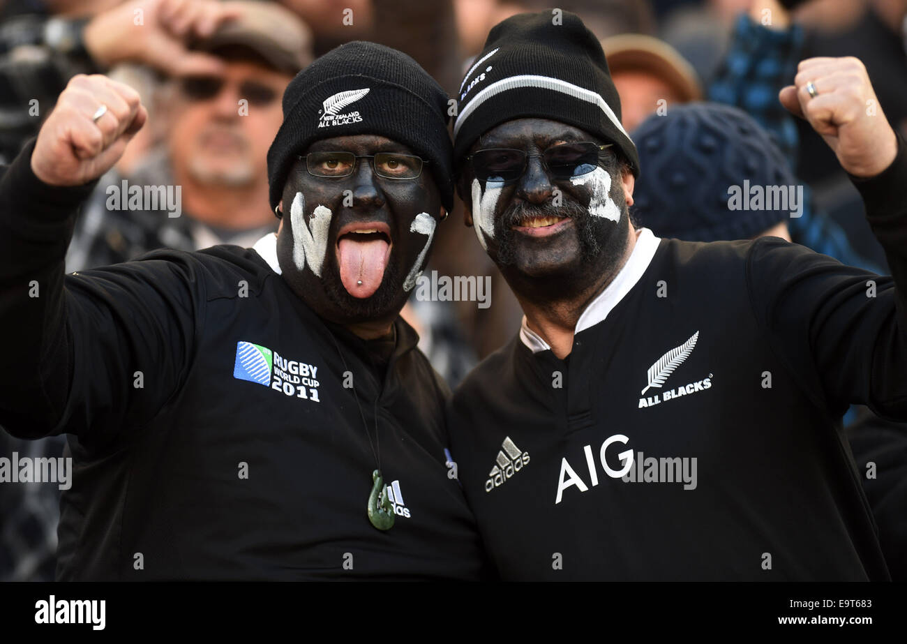 Chicago, Illinois, USA. 1. November 2014. Fans während der Rugby Union Testspiel zwischen der New Zealand All Blacks und USA Eagles im Soldier Field. Chicago, USA am Samstag, 1. November 2014. Bildnachweis: Aktion Plus Sport/Alamy Live-Nachrichten Stockfoto