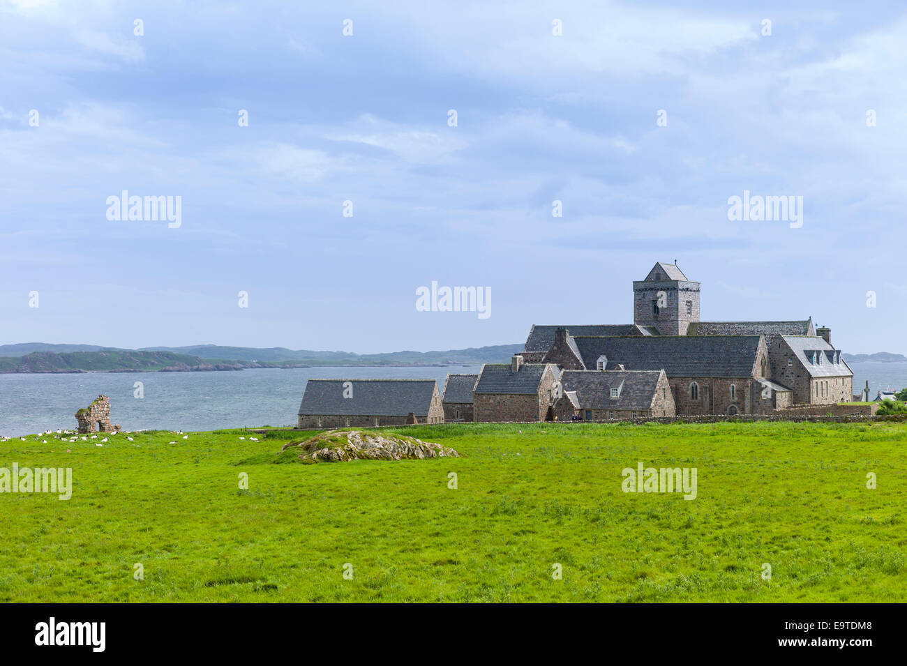 Die alten Iona Abbey auf Isle of Iona in den Inneren Hebriden und