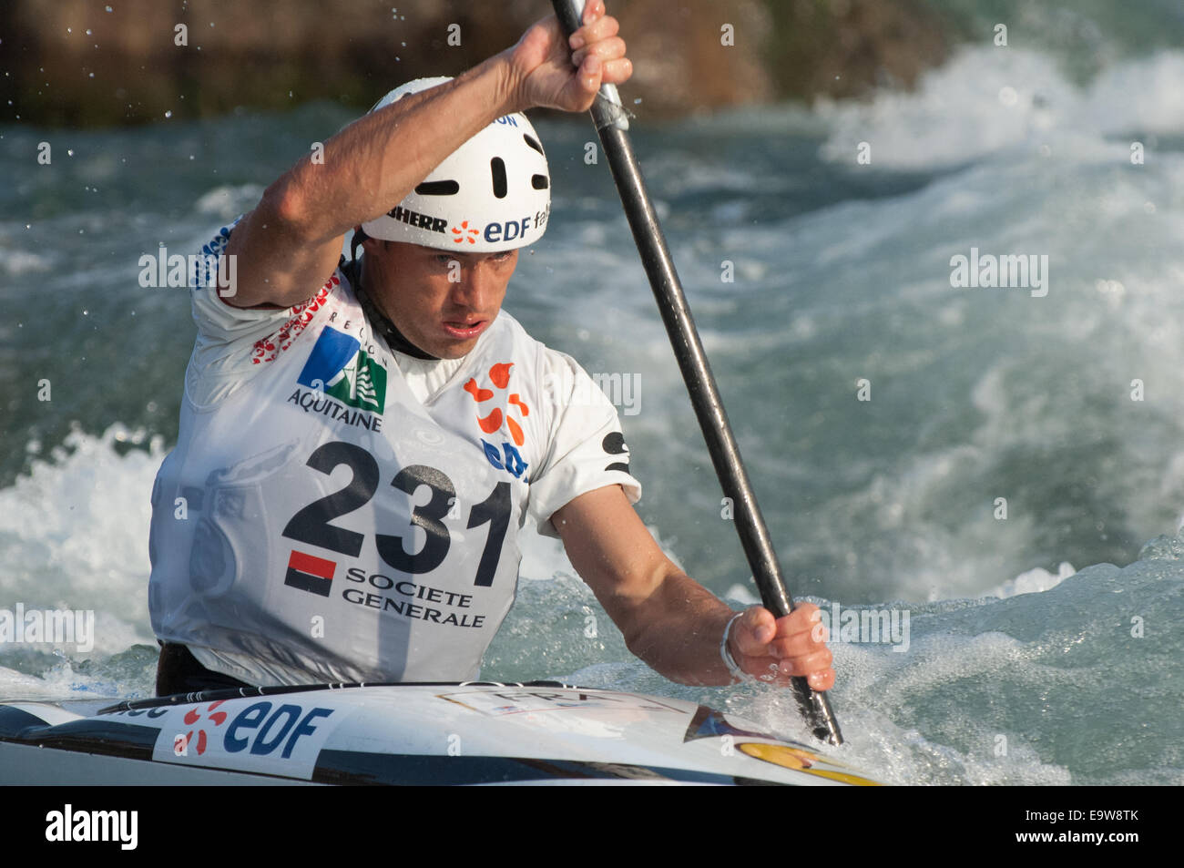 pau bearn Kanu-Kajak-Weltmeisterschaft Stockfoto