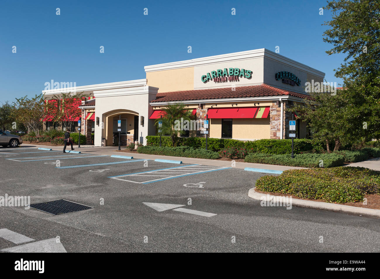 Carrabba es Italienisch Grill American Food-Restaurant befindet sich in Lady Lake, Florida. Stockfoto