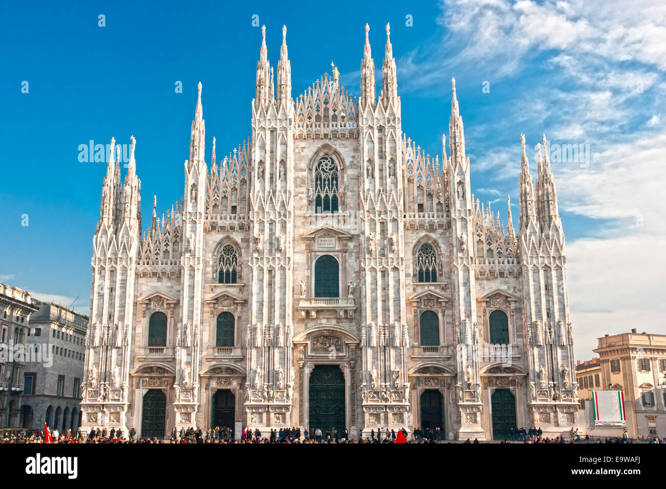 Dom von Mailand (Mailänder Dom). Stockfoto