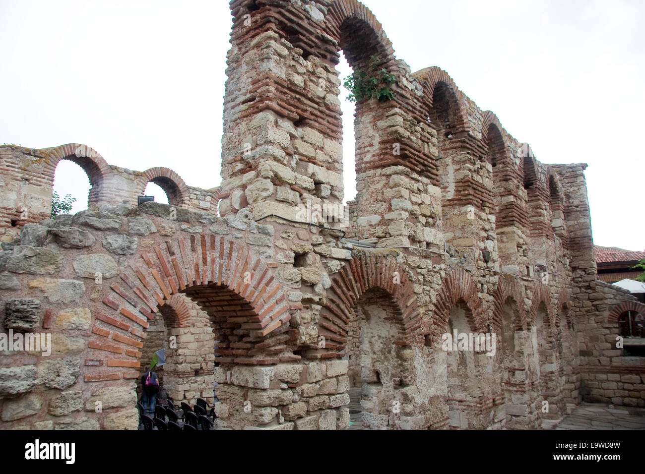 Die Kirche Saint Sofia in Bulgarien Nessebar. Stockfoto