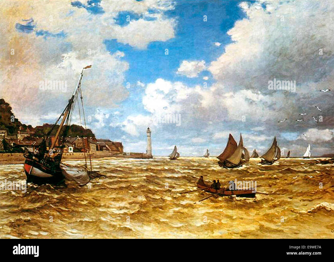 Claude Monet - Mündung der Seine, 1865 Stockfoto