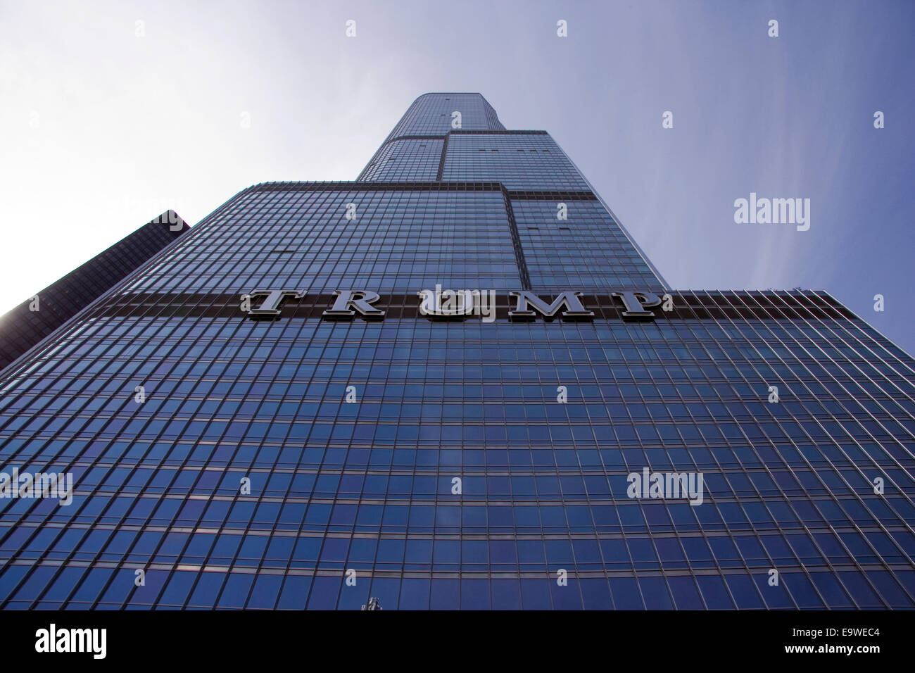Trump Tower in Chicago. Stockfoto