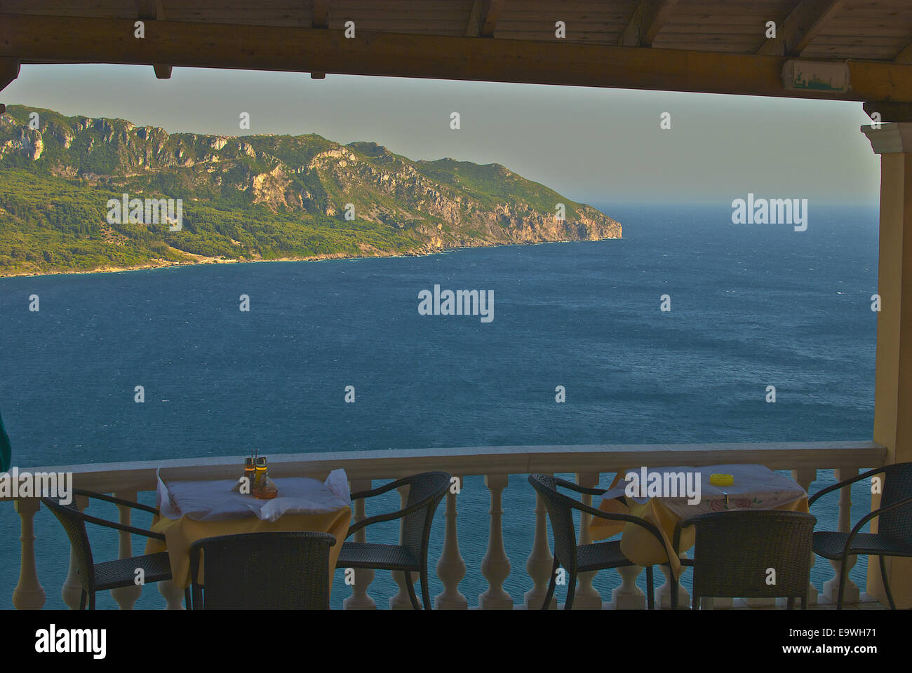 Bergrestaurant Stockfoto