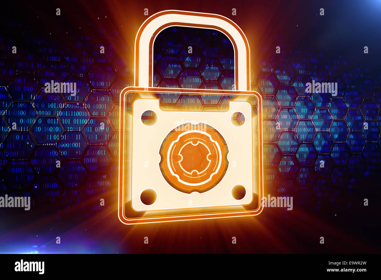 Digitalen Sicherheitskonzept Stockfoto