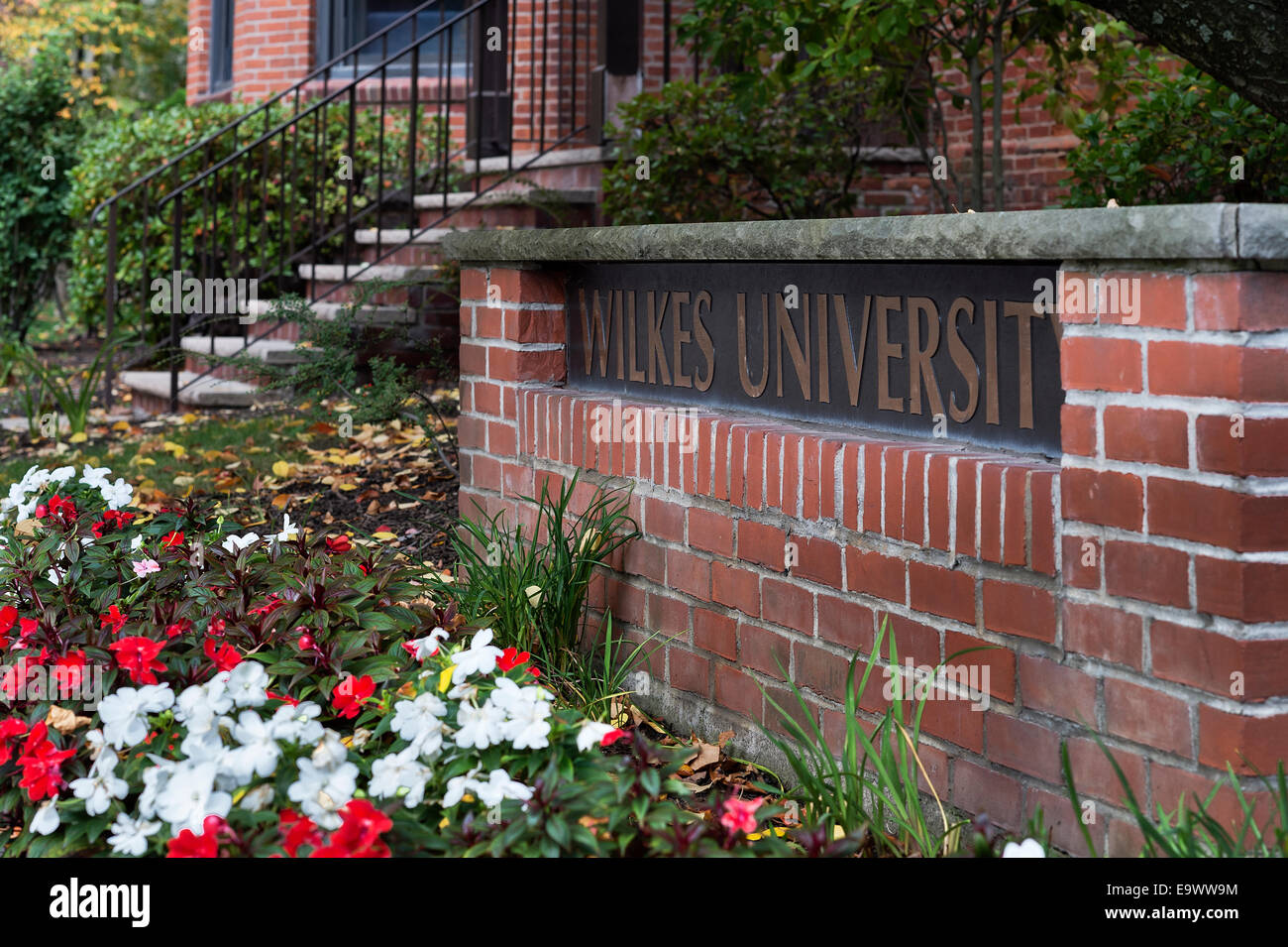 Wilkes University Campus, Wilkes-Barre, Pennsylvania, USA Stockfoto