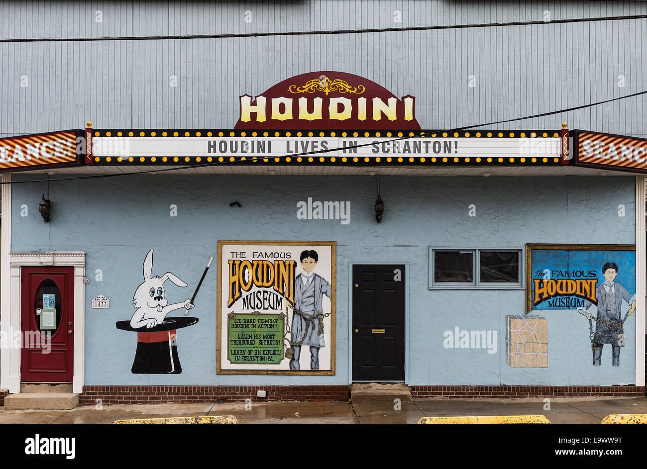 Houdini Museum Scranton, Pennsylvania, USA Stockfoto