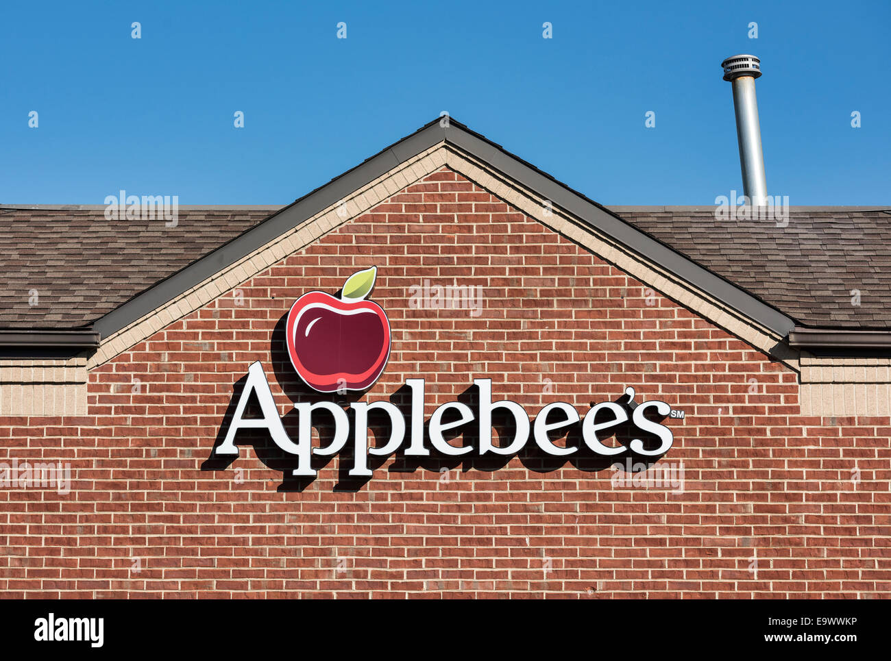 Applebee's Restaurant außen Logo, New York, USA Stockfoto