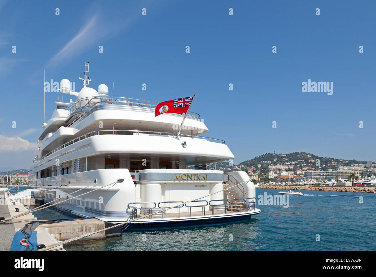 Yacht, ´ Marina, Cannes, Cote Azur, Frankreich Stockfoto