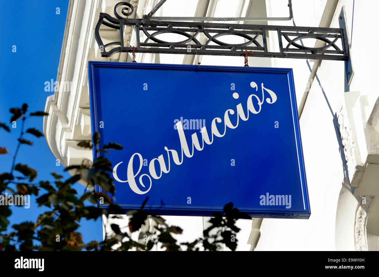London, England, Vereinigtes Königreich. Carluccio es Restaurant, Garrick Street, Covent Garden Stockfoto
