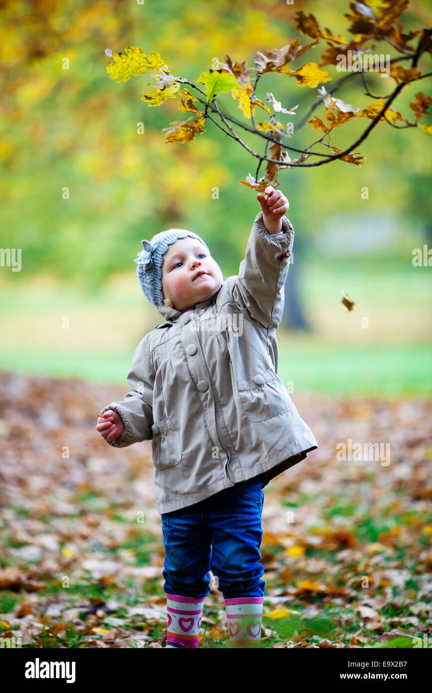 Herbst Spaß Stockfoto