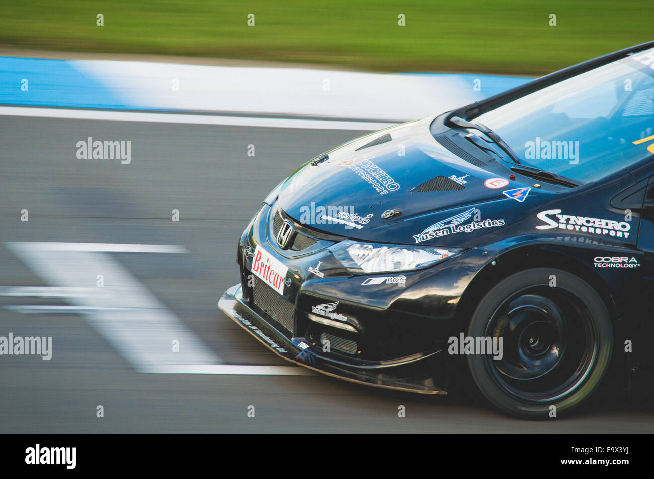 Honda Civic während Britcar Meisterschaft, 1. November 2014 Stockfoto