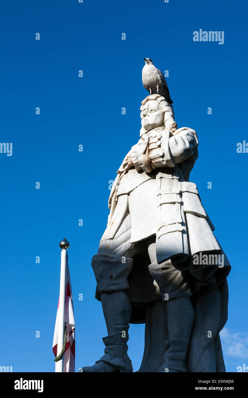Brixham, William der Orange, Hafen von Brixham, Brixham, Wilhelm von Oranien, William Prince of Orange (später König William III. Stockfoto