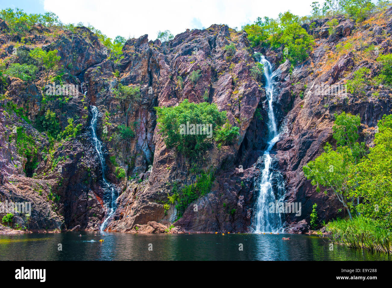 Wasserfall im Litchfield Nationalpark, Northern Territories, Australien Stockfoto