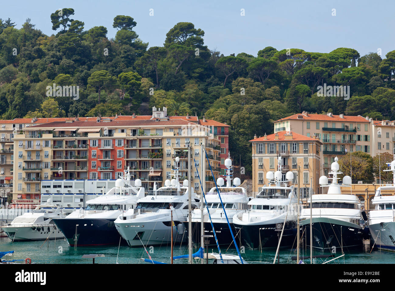 Hafen von Nizza, Cote ´ Azur, Frankreich Stockfoto