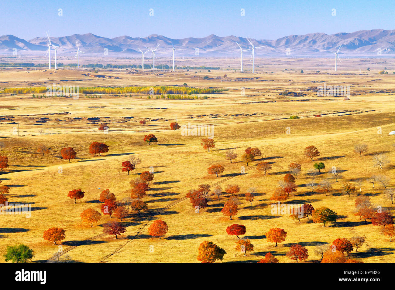 Innere Mongolei Landschaft Stockfoto