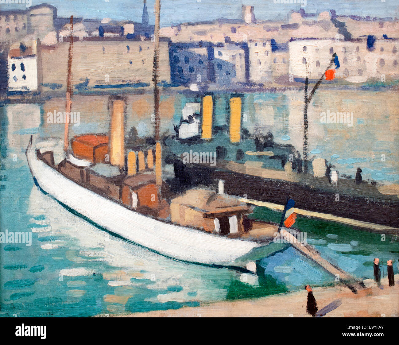 Bateaux Patrouilleurs - Patrouille Boote 1915 Albert Marquet 1875-1947 Frankreich Französisch Stockfoto