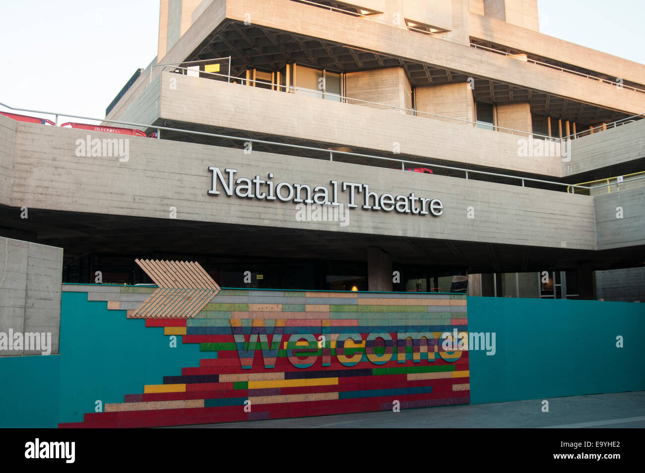 Londoner Royal National Theatre Southbank Stockfoto