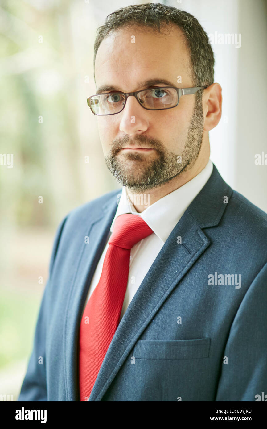 Porträt eines Kaufmanns Stockfoto