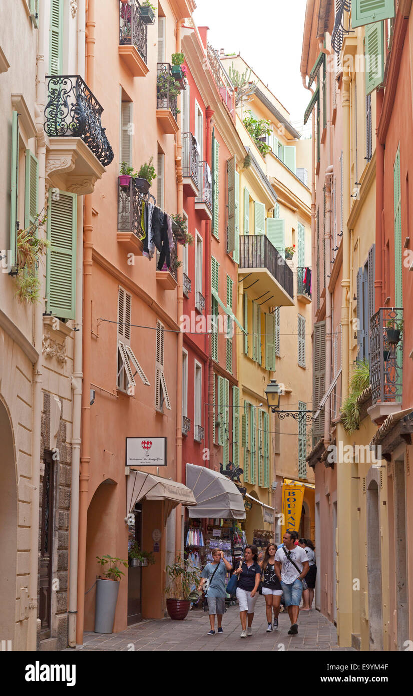 alte Stadt Monaco Ville, Fürstentum Monaco, ´ Cote Azur Stockfoto