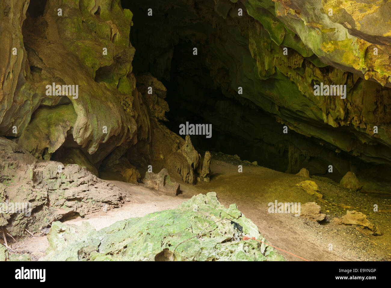 Dominikanische Republik, Osten, Eingang Zur Cueva Funfun (Cueva Fun Fun) Stockfoto