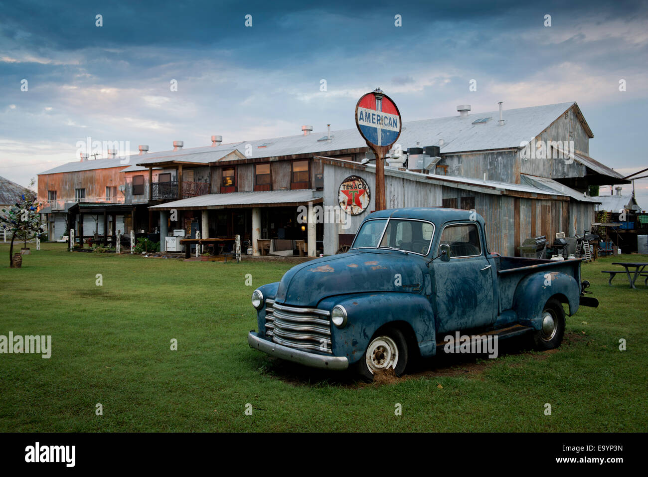 Die Hütte, Inn, Clarksdale Mississippi Stockfoto