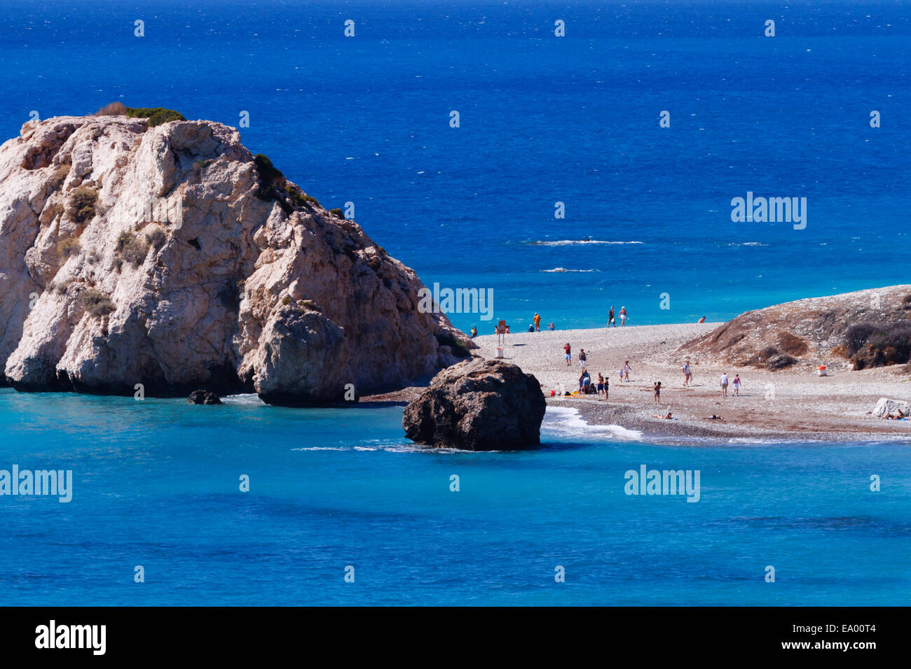 Aphrodite-Felsen, Petra Tou Romiou, Paphos, Zypern Stockfoto
