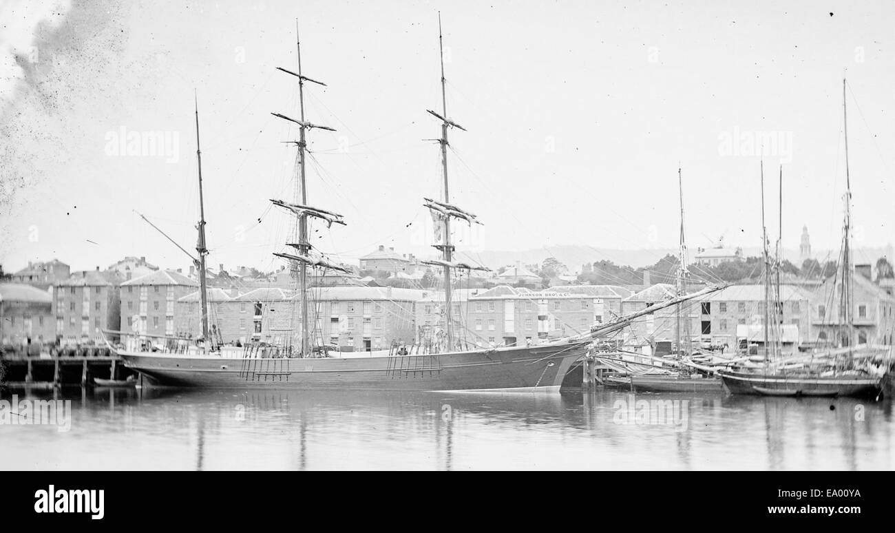 Princes Wharf, Hobart (1900) Princes Wharf, Hobart (1900) 11229291864 o Stockfoto