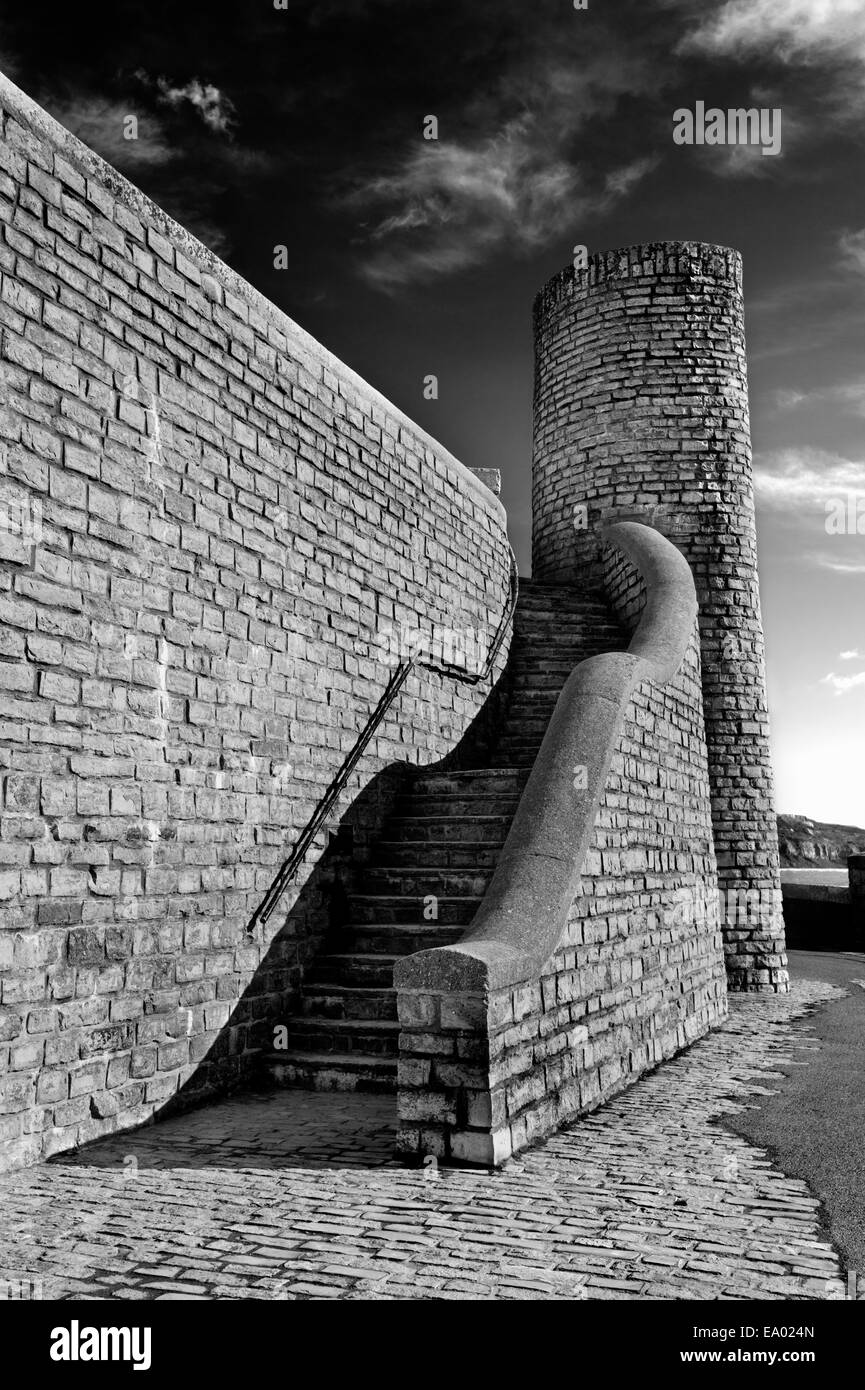 Pistole Klippenweg, Lyme Regis, Dorset, Großbritannien Stockfoto