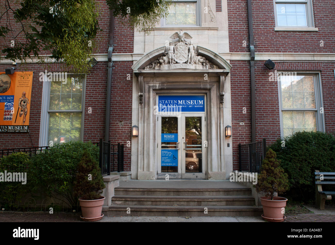 Staten Island Museum (offiziell die Staten Island Institute of Arts & Sciences) ist älteste Kulturinstitution in Staten Island, Stockfoto