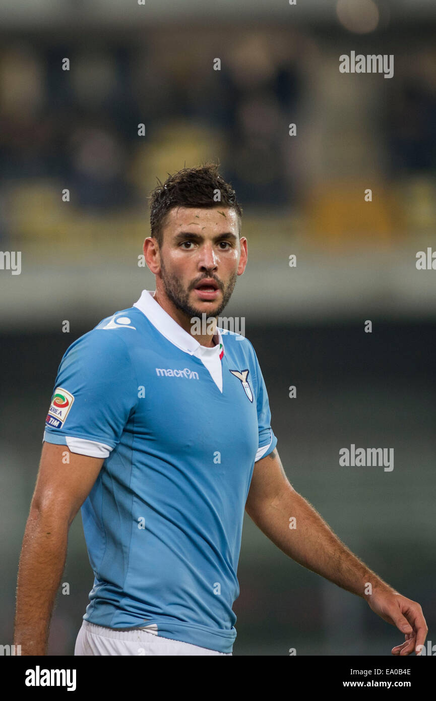 Filip Dordevic (Latium), 30. Oktober 2014 - Fußball / Fußball: italienische "Serie A" match zwischen Hellas Verona 1-1 SS Lazio im Stadio Marc'Antonio Bentegodi in Verona, Italien. (Foto von Maurizio Borsari/AFLO) Stockfoto