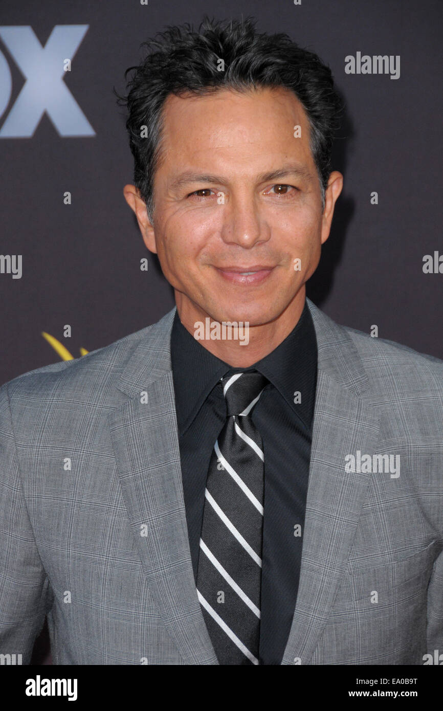 24: live Another Day "Weltpremiere - Ankünfte Featuring: Benjamin Bratt Where: Manhattan, New York, USA bei: 2. Mai 2014 Stockfoto