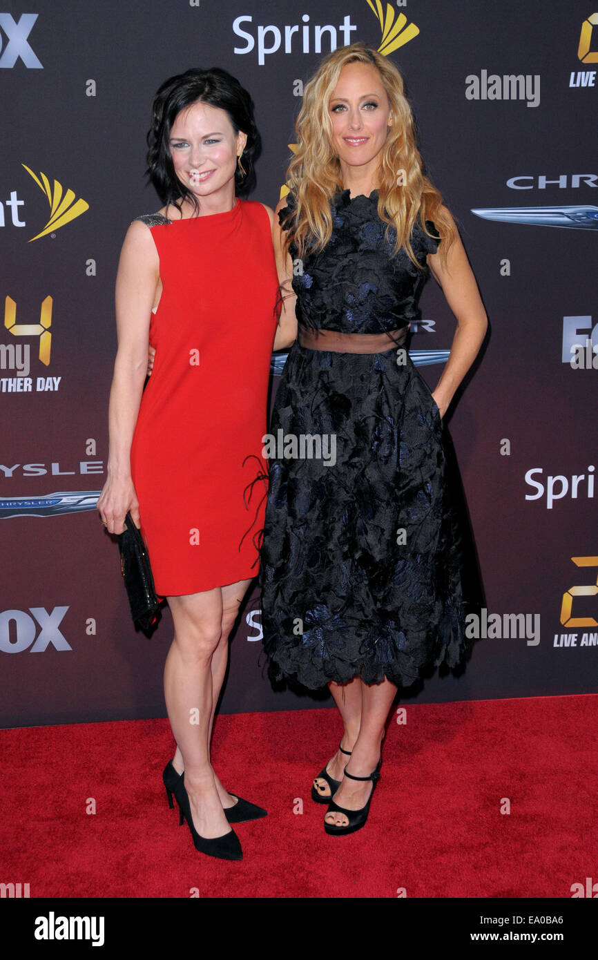24: live Another Day "Weltpremiere - Ankünfte Featuring: Mary Lynn Rajskub, Kim Raver wo: Manhattan, New York, USA bei: 2. Mai 2014 Stockfoto