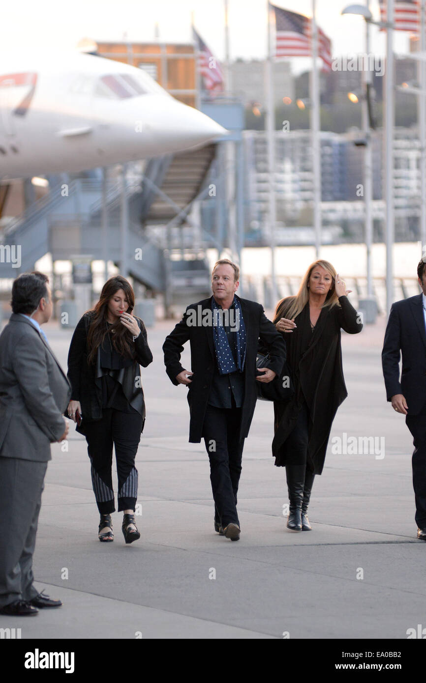 24: live Another Day "Weltpremiere - Ankünfte mit: Kiefer Sutherland wo: Manhattan, New York, USA bei: 2. Mai 2014 Stockfoto