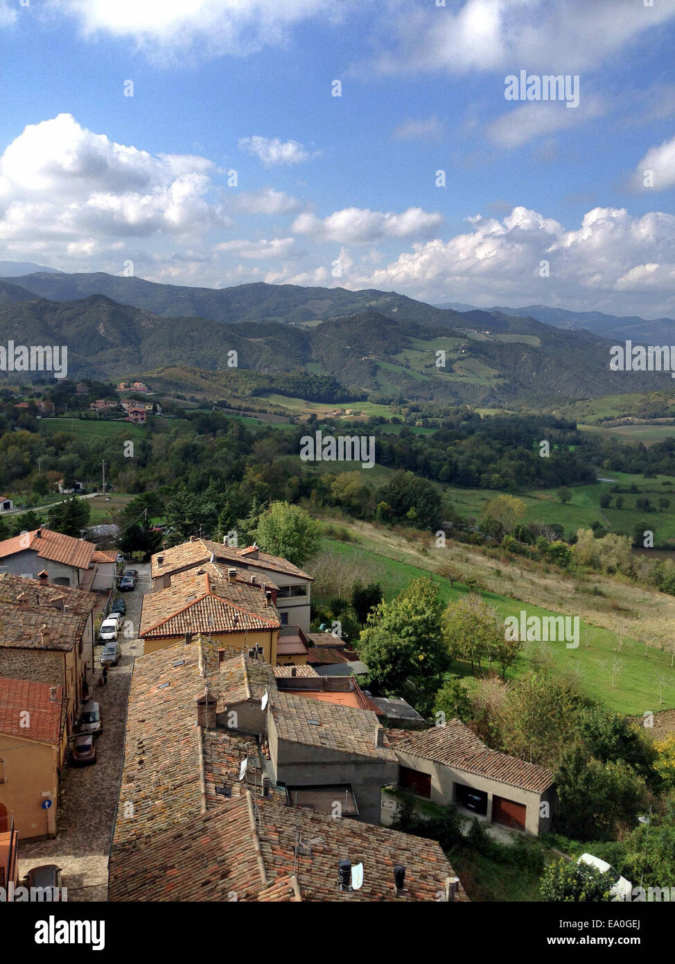 Landschaft Landschaft in der Nähe von Rimini in der Region Emilia-Romagna in Italien Stockfoto