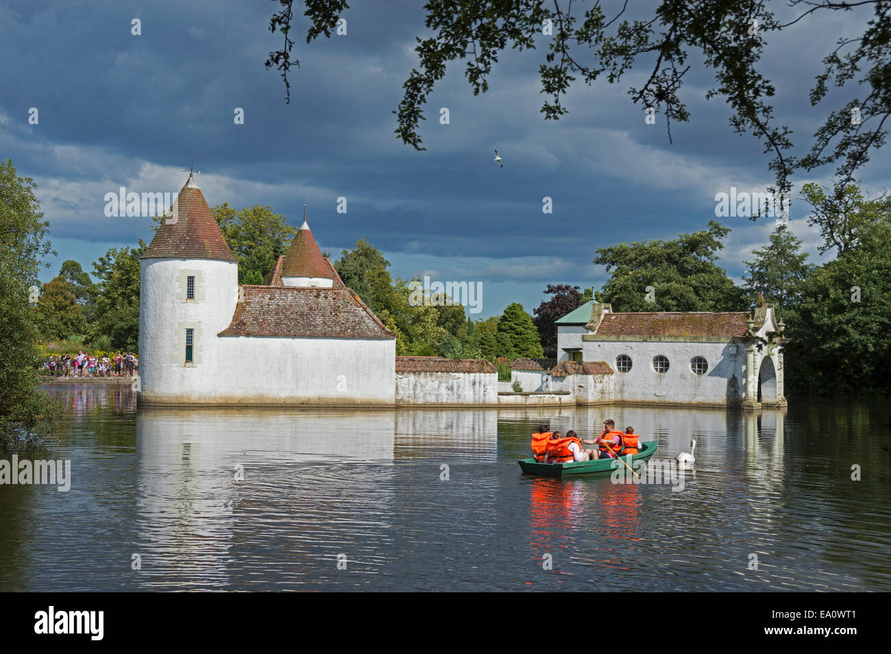 Craigtoun Park; Bootfahren; Boote; See; Gärten, St Andrews, Fife, Schottland UK Stockfoto