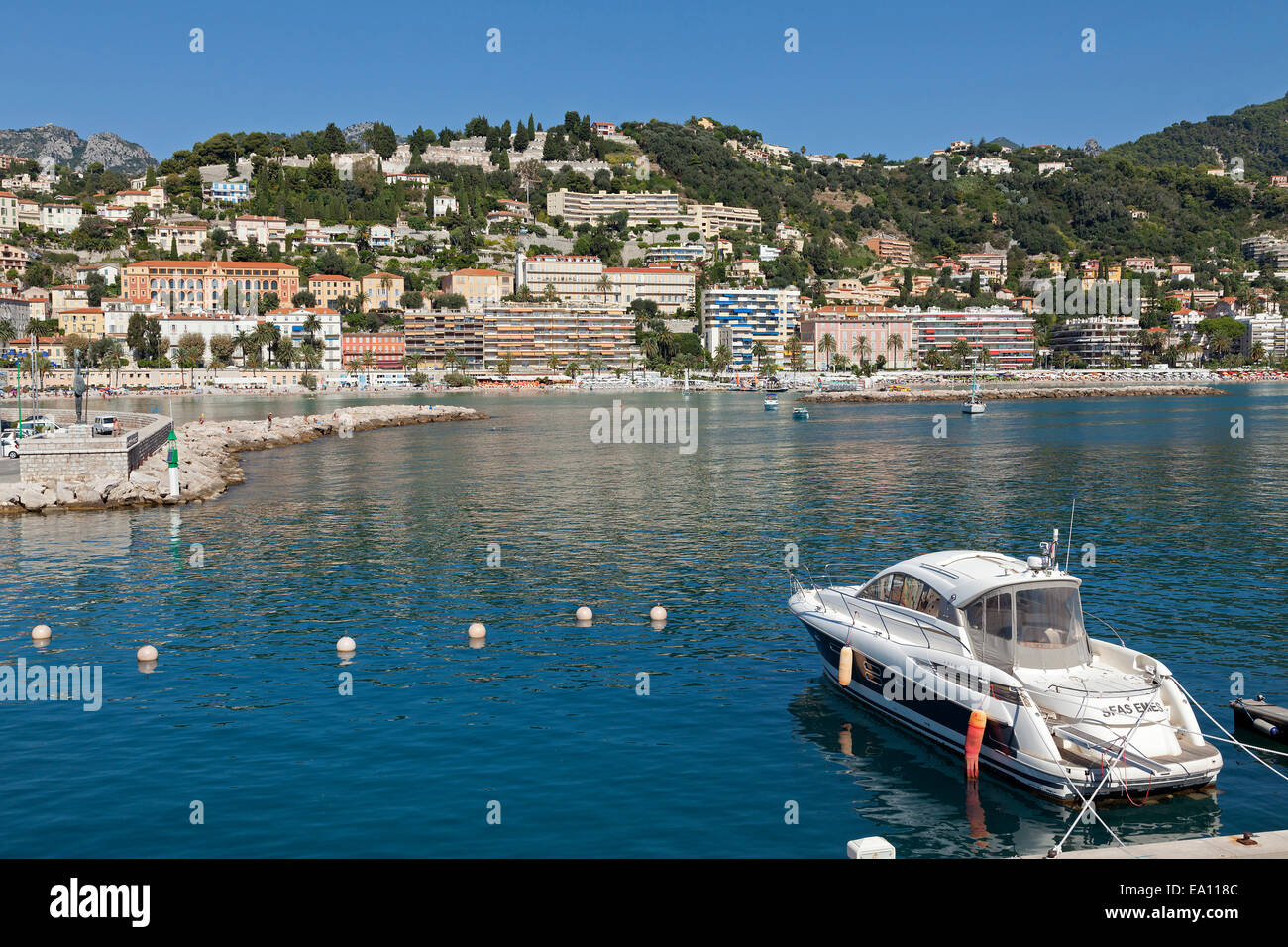 ´ Marina, Menton, Cote Azur, Frankreich Stockfoto