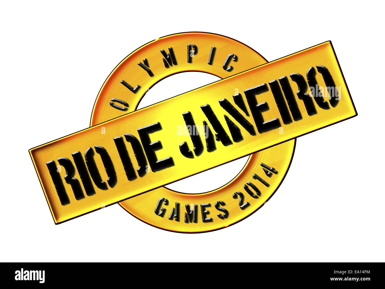 Olympische Spiele 2016 Rio De Janeiro Stockfoto