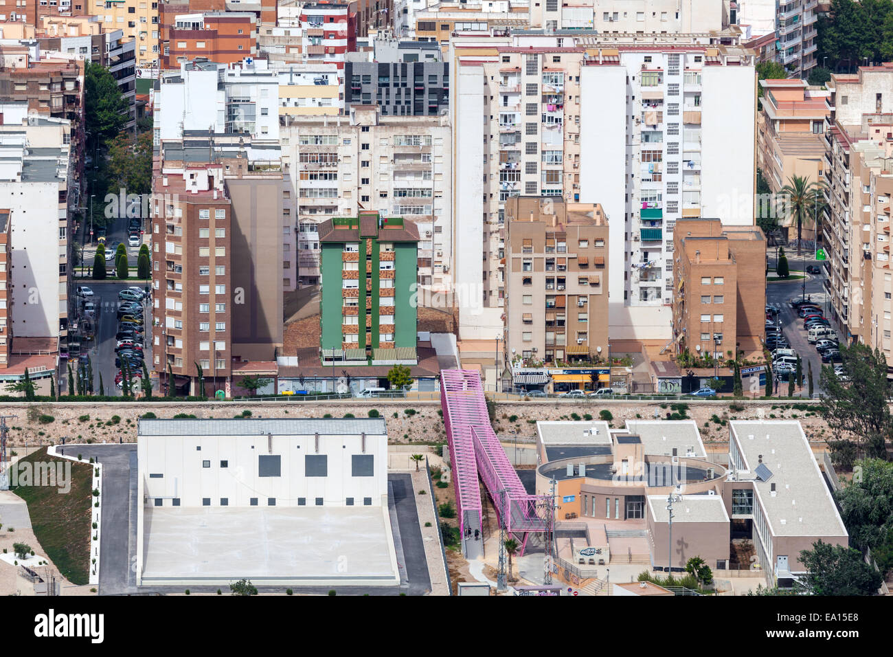 Blick über die Stadt Cartagena, Provinz Murcia, Spanien Stockfoto